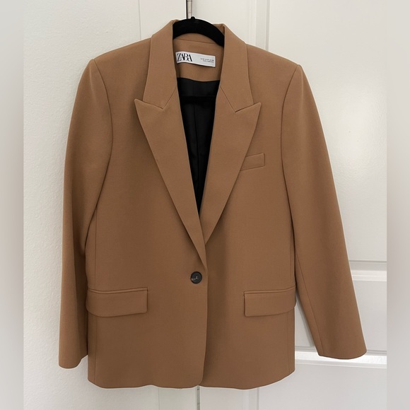 Zara Jackets & Blazers - Zara Camel oversized Blazer